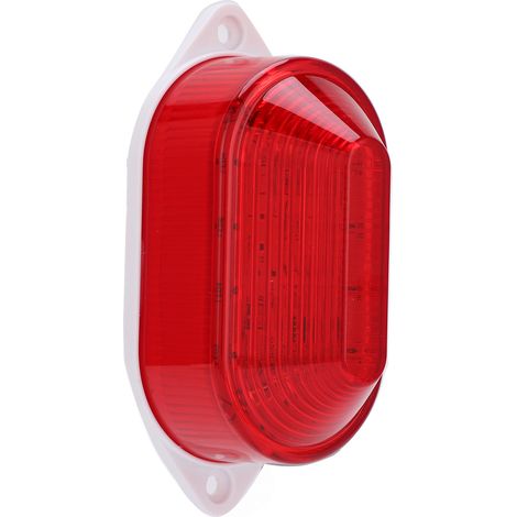 Voyant lumineux de signalisation LED rouge, petite sirène de sécurité avec avertisseur sonore et buzzer pour la surveillance en usine, 220 V (1/5)