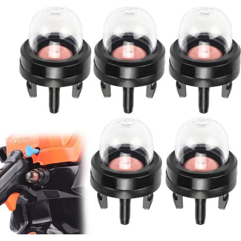 5 Pcs Fuel Priming Bulb, Fuel Pump Bulb, Carburettor Oil Cup Ignition Capsule Fuel Pump for Trimmer Brushcutter Petrol Saw Chainsaw (1/5)