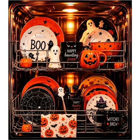 Set mit 2 Geschirrspülermagneten, Halloween-Skelett-Design - Skelett A, vollflächige Magnetrückseite. (1/5)