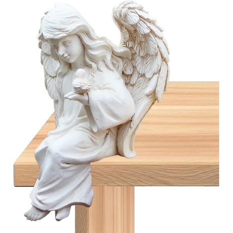 für den Außenbereich Engelsfigur aus Kunstharz Engelsstatue