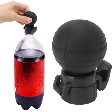 Bouchon de Soda, Couvercle en Silicone Réutilisable Maintien Carbonatation avec Pompe à Fizz pour Bouteille Boisson Gazeuse, Voyage Maison Soirée (1/5)
