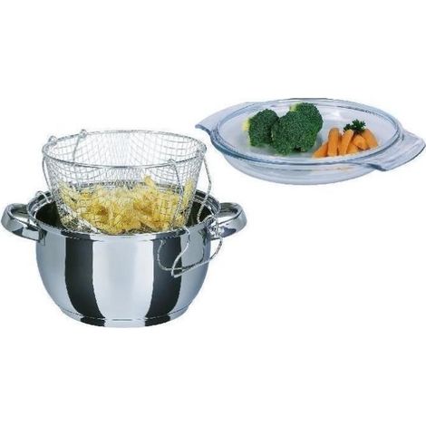 GSW Modèle Argenté Friteuse Acier Inoxydable (1/5)