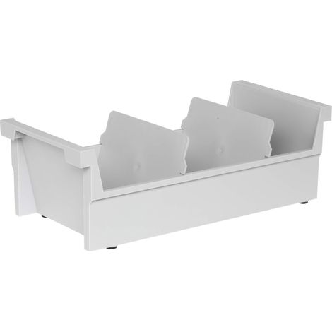HAN 856-0-11 - Vassoio da archivio per 1.000 fogli, formato A6 orizzontale, 165 x 117 x 325 mm, colore: Grigio chiaro (1/5)