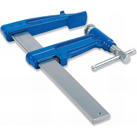 Serre-joint à pompe 45 cm section 40 x 10 mm saillie de 140 mm et frein antiglissant - 1522045 - Urko