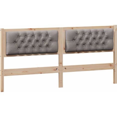 Maison Exclusive - Tête de lit Autre Marron et taupe 180 cm Bois massif en pin