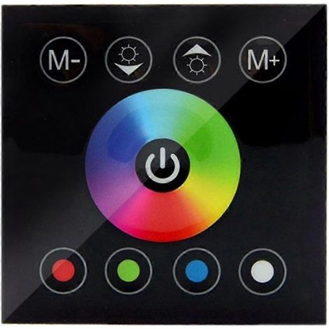 Variateur à panneau de verre DC12V-24V RGB / RGBW pour rubans LED (1/5)