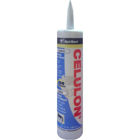 Mastic d'étanchéité blanc 300 ml Red Devil
