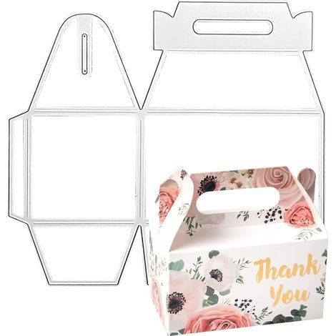 Fustelle per scrapbooking, fustelle per scrapbooking a forma di scatola regalo, fustelle in metallo, decorazioni fai da te per album in metallo per lavori creativi, feste, matrimoni, compleanni (1/5)