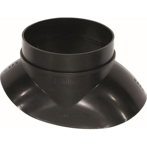 Vaillant Adapter für Klöber-Pfanne schwarz, für Dachschrägen von 20-50 Grad, 009058 (1/2)