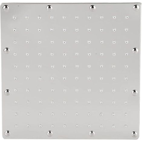 Regenduschkopf, quadratischer Edelstahl-Duschkopf, Duschkopf, 8 Zoll (1/4)