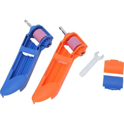 Set di 2 utensili per lucidatura e levigatura di trapani, affilatrici portatili per trapani, mole abrasive in corindone, kit di utensili elettrici per lucidatura. (1/5)