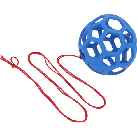 Balle de Friandises pour Chevaux, Conception à Alimentation Lente Empêchant la Suralimentation, Boule de Foin pour Chevaux, Jouet d'alimentation à Foin Suspendu Multifonctionnel avec Corde de (1/5)