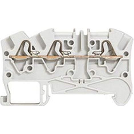Legrand 37240 - Bloque de resorte Viking 3 - 1 resorte/3 conductores - 1 entrada/2 salida - gris - paso 5 (1/3)
