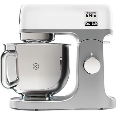 Kenwood – Robot pâtissier kMix 1000 W – Bol inox 5 L – Moteur puissant pour pétrissage intensif – Coloris blanc