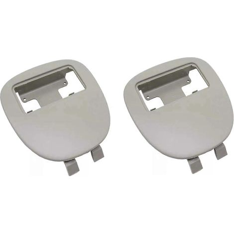 2X 9625049077 Cache de panneau de lampe de lecture de plafonnier avant gris intérieur de voiture, compatible avec Peugeot 206 207 Citroën C2 (1/5)