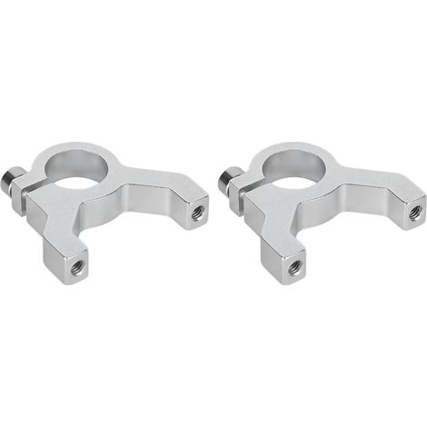 2 Stück Klemmhalterung, einseitig, Doppelpfosten, Aluminiumrohr-Klemmnabe für DIY-Roboter 3400‑0032‑0014 (1/5)