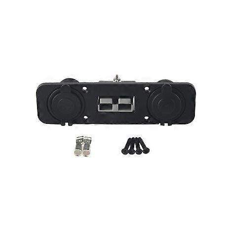 Panneau encastré pour prise Anderson, double chargeur USB, pour caravane, bateau ou camion. (1/5)