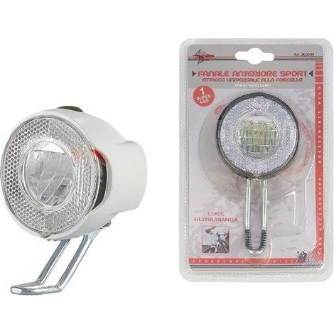 FANALE ANTERIORE LED SPORT ATTACCO FORCELLA