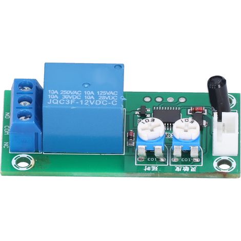 Module de vibration CC 12 V, sensibilité, temporisation réglable, relais, capteur d'alarme (1/5)