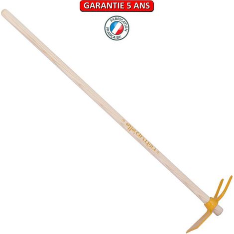 Hacke, geschmiedete Gabel und Pfette, 100cm Stiel - Honig Outils Perrin