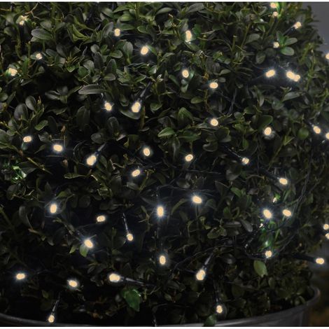 Guirlande à piles 50 led blanc chaud