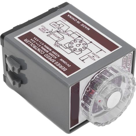 Contrôleur de vitesse pour moteur à courant alternatif DV1204W, interrupteur de régulation de vitesse pour moteurs à courant alternatif destinés aux équipements de convoyage et à l'industrie des ascen (1/5)