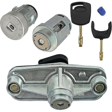 Ensemble de verrouillage de voiture, contacteur d'allumage, serrure de porte, serrure de coffre, LK1S71F22050AA, compatible avec Mondeo 2001-2007. (1/5)