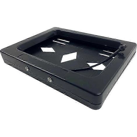 Cadre de plaque d'immatriculation moto norme UE - design volet roulant (1/4)