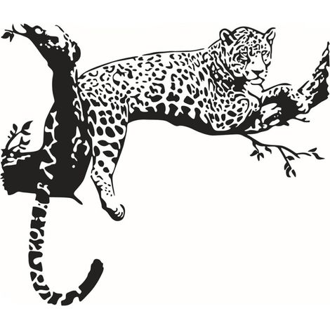 Removable Self-Adhesive Decorative Tiger Wall Sticker in PVC (1/5)