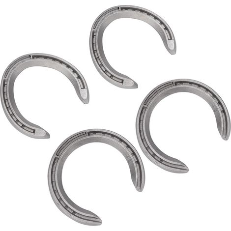 Kit de 4 fers à cheval en alliage d'aluminium, accessoires d'équitation, type 4 (1/5)