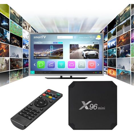 Trade Shop - X96 Mini Android Box 7.1 Quad-core S905w 2gb 16k Smart Tv Wifi Media Player - (1/5)