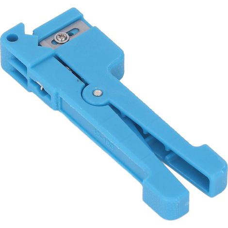 Dénudeur de câble à fibre optique avec tube à ressort de rappel, outil de coupe pour câble coaxial de 3.2 à 5.6 mm