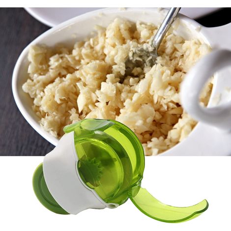 Hachoir à ail manuel rouleau, broyeur presse-ail, gadget de cuisine (1/5)