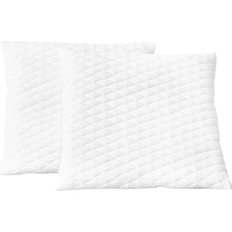 vidaXL Almohadas 2 unidades de espuma viscoelástica 80x80x14 cm (1/2)
