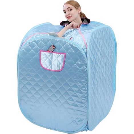 Kit de sauna portatif Générateur de vapeur portatif du sauna 3.0L 1500W, tente personnelle se pliante de vapeur de sauna de station thermale de télécommande intellinte Tente de sauna personnelle pour (1/5)