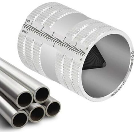 AlésoirOutil d'alésage de tuyau, outils sanitaires Machine d'ébavurage en acier inoxydable chanfrein pour installation de tuyaux, entretien, travail des métaux, atelier (1/4)