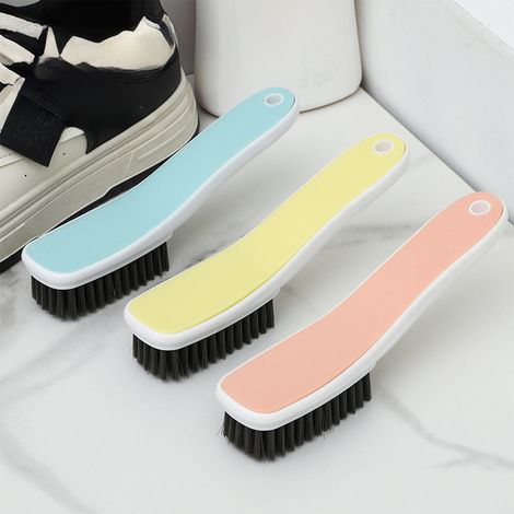 Spazzole per la pulizia a setole morbide, spazzole smacchianti, spazzole per la pulizia domestica, adatte per tappeti, vestiti, bagni e scarpe da ginnastica, confezione da 3. (1/5)