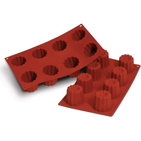 Stampo in silicone monoporzione Cannele silikomart (1/3)