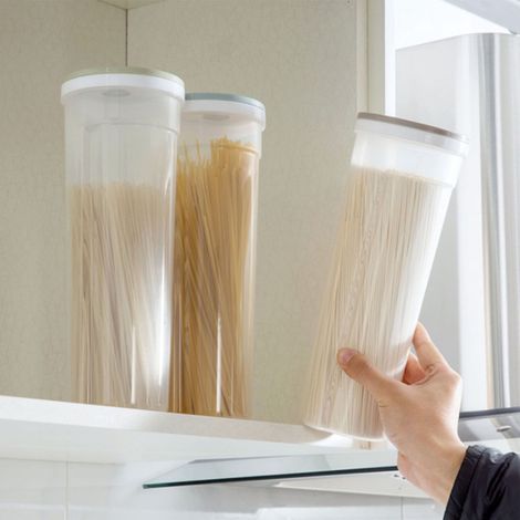Bocal De Stockage - 300 ml - Couvercle Verrouillable Et Étanche - En Polypropylène - Pour Pâtes Riz Farine Café Thé - 1 Pièce (1/5)