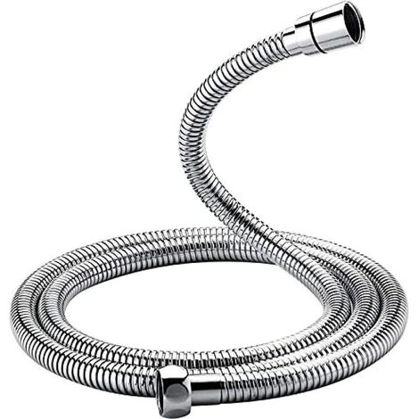 Universal 1.5m shower hose – chrome-plated stainless steel, anti-twist and leak-proof G1/2″ (1/5)