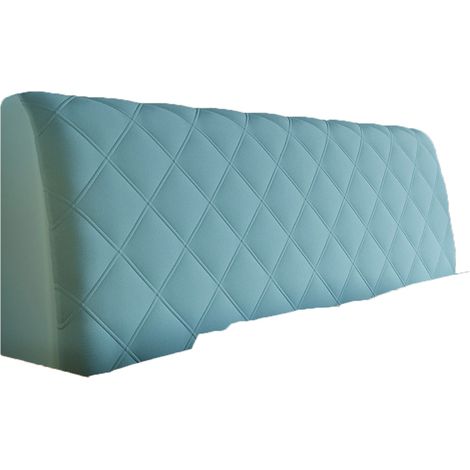 Housse de tête de lit, housse de tête de lit douce et élastique, anti-poussière, lavable, housse de tête de lit universelle épaisse (1/5)