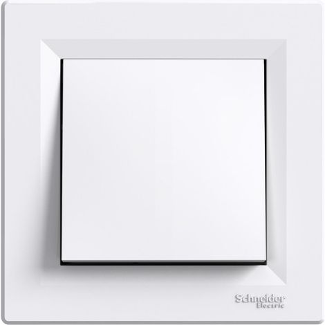Interrupteur unipolaire étanche IP44 blanc Schneider Asfora EPH0100221