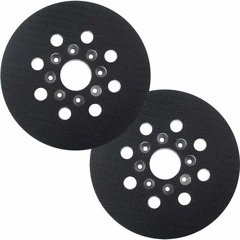 125 mm Schleifpad, kompatibel mit Bosch PEX 220 A, GEX 125-1 AE, PEX 220 AE, Skil 7402/7490, 2 Stück (1/4)
