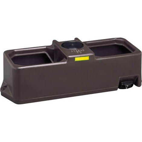 Abreuvoir rectangulaire PE 70L – Bac en polyéthylène Polychoc – Robinetterie gros débit 40L/min – Vidange rapide – La Buvette (1/4)