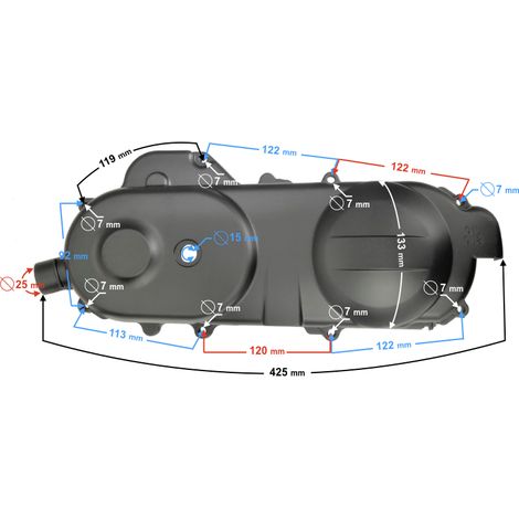 Cache-moteur DRIVE 400 SCOOTER 21 50cc (1/3)