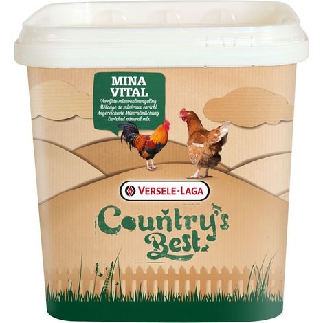 Versele-Laga Countrys Best Mina Vital für Geflügel 4 kg Futtertrog & Kleintierfutter
