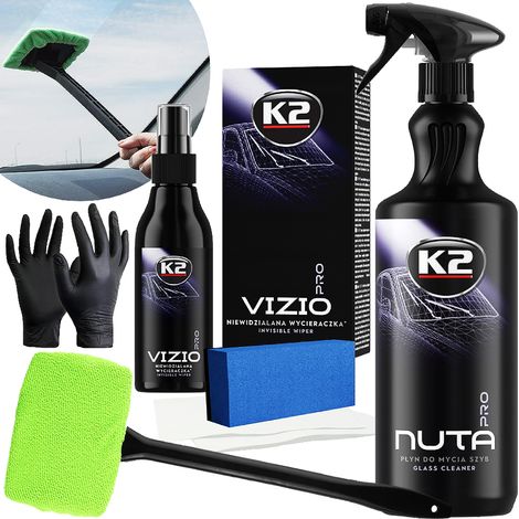 Tergicristallo invisibile K2 PRO + K2 note + lavavetri per la pulizia dei finestrini dell'auto (1/5)