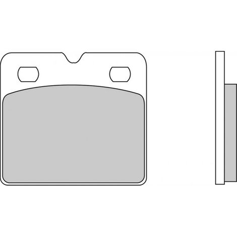 Plaquette de frein Métal Fritté Sinter Grip Road - R90 (1/2)