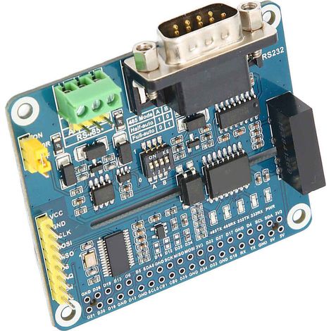 Carte d'extension avec interface de contrôle SP, circuit de protection intégré, module RS485/RS232 isolé pour Raspberry Pi