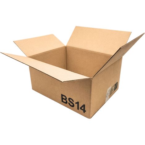 Lot de 500 Caisse carton américaine double cannelure palettisable – Norme automobile type A14 – 40 x 30 x 15 cm